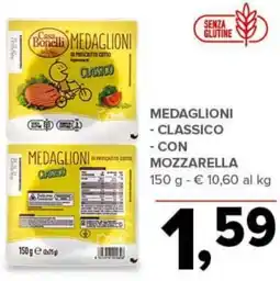 Todis Medaglioni classicd e con mozzarella offerta