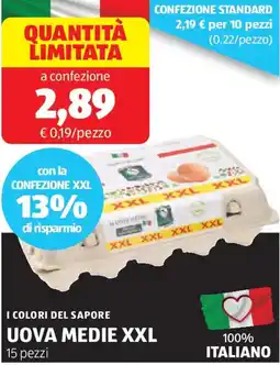 ALDI I colori del sapore uova medie xxl offerta
