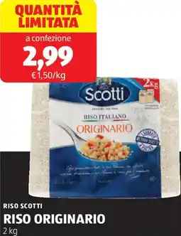 ALDI Riso scotti riso originario offerta