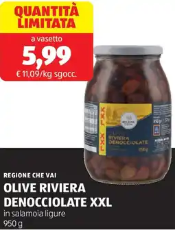 ALDI Regione che vai olive riviera denocciolate xxl offerta