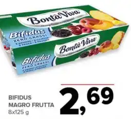 Todis Bontà viva bifidus magro frutta offerta