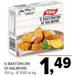 Todis Tiko 6 bastoncini di salmone offerta