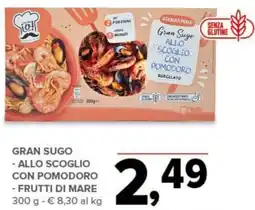 Todis Gran sugo allo scoglio con pomodoro e frutti di mare offerta