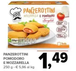 Todis Panzerottini pomodoro e mozzarella offerta