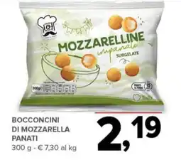 Todis Bocconcini di mozzarella panati offerta