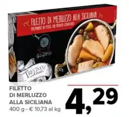 Todis Filetto di merluzzo alla siciliana offerta