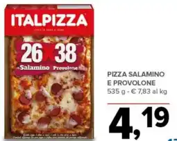 Todis Pizza salamino e provolone offerta
