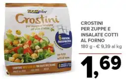 Todis Crostini per zuppe e insalate cotti al forno offerta