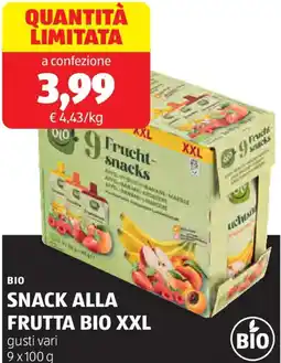 ALDI Bio snack alla frutta bio xxl offerta
