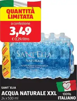 ALDI Sant'elia acqua naturale xxl offerta