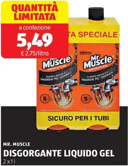 ALDI Mr. muscle disgorgante liquido gel offerta