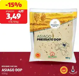 ALDI Regione che vai asiago dop offerta