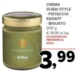 Todis Crema dubai style pistacchi kadayf e bigusto offerta