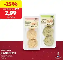 ALDI Good choice canederli offerta