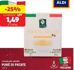ALDI I colori del sapore purè di patate offerta