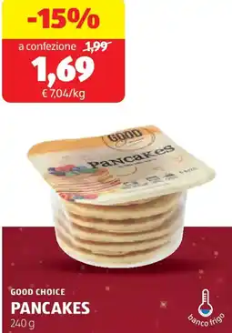 ALDI Good choice pancakes offerta