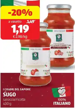 ALDI I colori del sapore sugo offerta