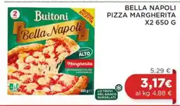Coop BELLA NAPOLI PIZZA MARGHERITA X2 650 G offerta