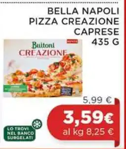 Coop BELLA NAPOLI PIZZA CREAZIONE CAPRESE 435 G offerta