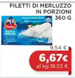 Coop FILETTI DI MERLUZZO IN PORZIONI 360 G offerta