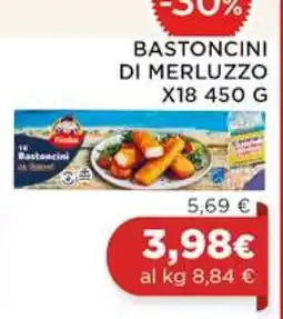 Coop BASTONCINI DI MERLUZZO X18 450 G offerta