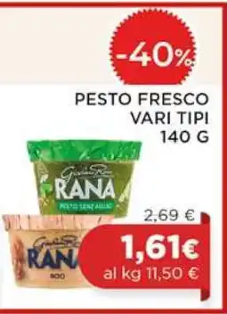 Coop PESTO FRESCO VARI TIPI offerta