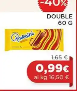 Coop Pavesini Double 60 G offerta