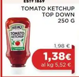 Coop HEINZ Tomato ketchup top down offerta