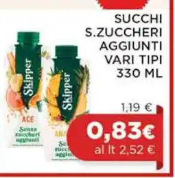Coop Skipper Succhi offerta