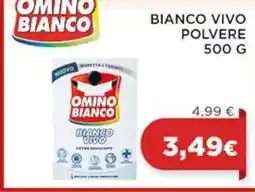 Coop OMINO BIANCO BIANCO VIVO POLVERE 500 G offerta