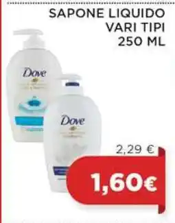 Coop SAPONE LIQUIDO VARI TIPI 250 ML offerta