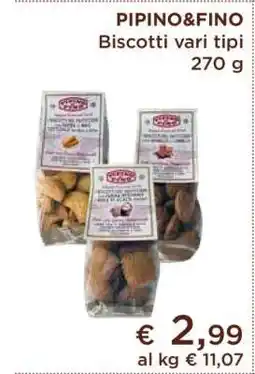 Coop PIPINO&FINO Biscotti vari tipi offerta