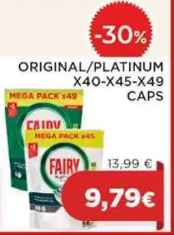 Coop FAIRY ORIGINAL/PLATINUM X40-X45-X49 CAPS offerta