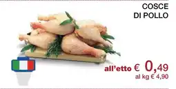 Coop Cosce di pollo offerta
