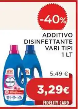 Coop Additivo Disinfettante Vari Tipi 1 LT offerta