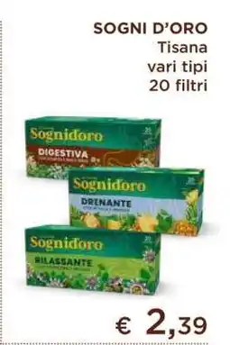 Coop SOGNI D’ORO offerta