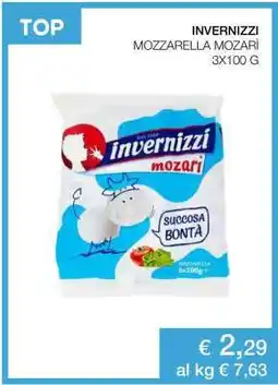 Coop INVERNIZZI MOZZARELLA MOZARÌ offerta