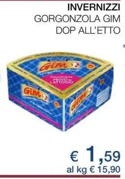 Coop INVERNIZZI GORGONZOLA GIM DOP ALL’ETTO offerta