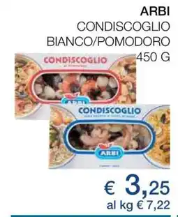 Coop ARBI CONDISCOGLIO BIANCO/POMODORO offerta
