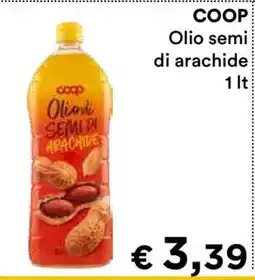 Coop COOP Olio semi di arachide offerta