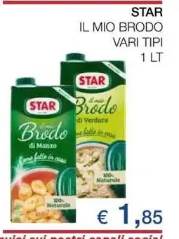 Coop STAR IL MIO BRODO VARI TIPI offerta