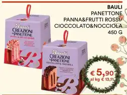 Coop BAULI PANETTONE PANNA&FRUTTI ROSSI/CIOCCOLATO&NOCCIOLA offerta