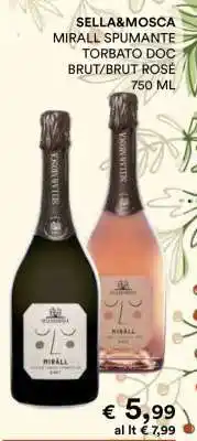 Coop SELLA&MOSCA MIRALL SPUMANTE TORBATO DOC BRUT/BRUT ROSÉ offerta