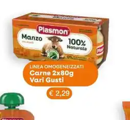 Coop LINEA OMOGENEIZZATI Carne 2x80g Vari Gusti offerta