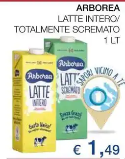 Coop ARBOREA LATTE INTERO/TOTALMENTE SCREMATO offerta