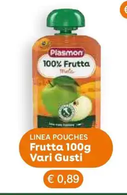 Coop LINEA POUCHES Frutta 100g Vari Gusti offerta
