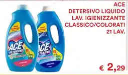 Coop ACE Detersivo Liquido offerta