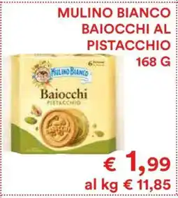Coop MULINO BIANCO Baiocchi al Pistacchio offerta