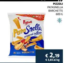 Coop PIZZOLI PATASNELLA BARCHETTE 600 G offerta