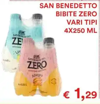 Coop San Benedetto Bibite Zero offerta